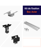 kit fixation banc acier